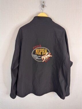 NSPRA Mens XXL Rodeo Finals 2012 Softshell Jacket Black
